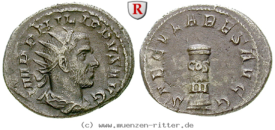 Klicken Sie auf das Bild um es auf Ihrem Rechner zu speichern philippus-i-antoninian/18285.jpg