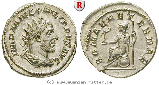 Klicken Sie auf das Bild um es auf Ihrem Rechner zu speichern philippus-i-antoninian/32060.jpg