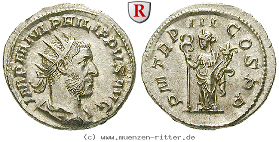 Klicken Sie auf das Bild um es auf Ihrem Rechner zu speichern philippus-i-antoninian/32062.jpg