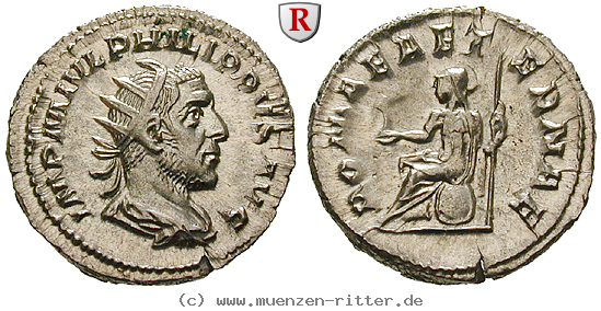Klicken Sie auf das Bild um es auf Ihrem Rechner zu speichern philippus-i-antoninian/35252.jpg