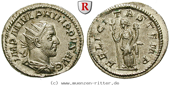 Klicken Sie auf das Bild um es auf Ihrem Rechner zu speichern philippus-i-antoninian/37077.jpg