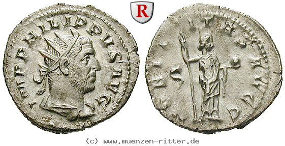 Klicken Sie auf das Bild um es auf Ihrem Rechner zu speichern philippus-i-antoninian/44965.jpg