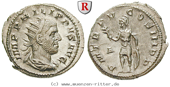 Klicken Sie auf das Bild um es auf Ihrem Rechner zu speichern philippus-i-antoninian/44967.jpg