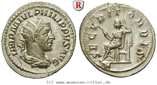 Klicken Sie auf das Bild um es auf Ihrem Rechner zu speichern philippus-i-antoninian/52050.jpg