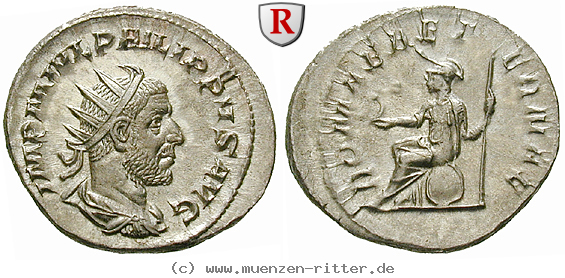 Klicken Sie auf das Bild um es auf Ihrem Rechner zu speichern philippus-i-antoninian/55212.jpg
