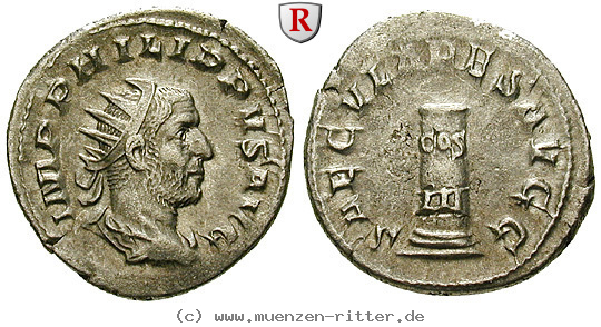 Klicken Sie auf das Bild um es auf Ihrem Rechner zu speichern philippus-i-antoninian/57702.jpg