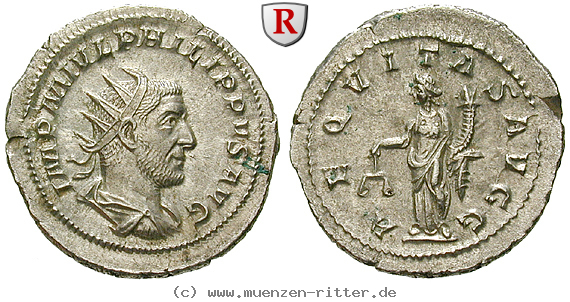 Klicken Sie auf das Bild um es auf Ihrem Rechner zu speichern philippus-i-antoninian/59703.jpg