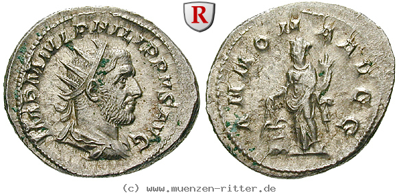 Klicken Sie auf das Bild um es auf Ihrem Rechner zu speichern philippus-i-antoninian/60444.jpg