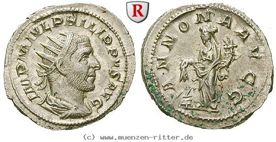Klicken Sie auf das Bild um es auf Ihrem Rechner zu speichern philippus-i-antoninian/68547.jpg