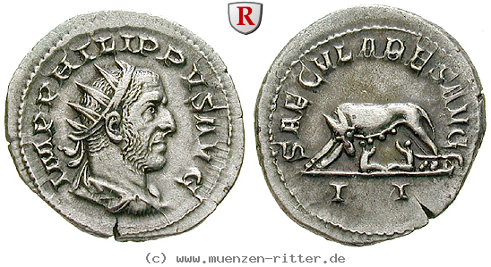 Klicken Sie auf das Bild um es auf Ihrem Rechner zu speichern philippus-i-antoninian/84526.jpg