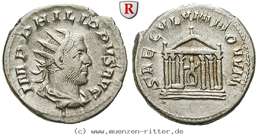 Klicken Sie auf das Bild um es auf Ihrem Rechner zu speichern philippus-i-antoninian/86347.jpg