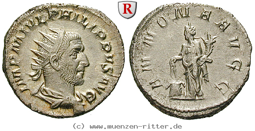 Klicken Sie auf das Bild um es auf Ihrem Rechner zu speichern philippus-i-antoninian/90895.jpg