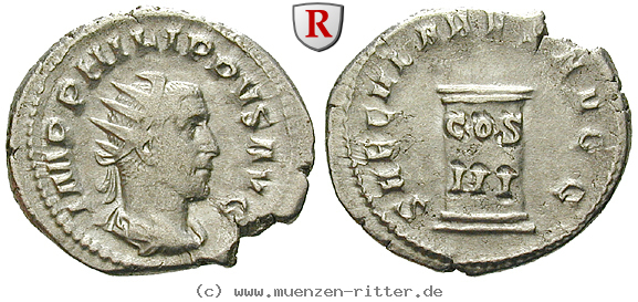 Klicken Sie auf das Bild um es auf Ihrem Rechner zu speichern philippus-i-antoninian/91155.jpg