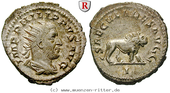 Klicken Sie auf das Bild um es auf Ihrem Rechner zu speichern philippus-i-antoninian/95318.jpg