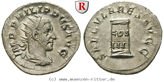 Klicken Sie auf das Bild um es auf Ihrem Rechner zu speichern philippus-i-antoninian/95319.jpg