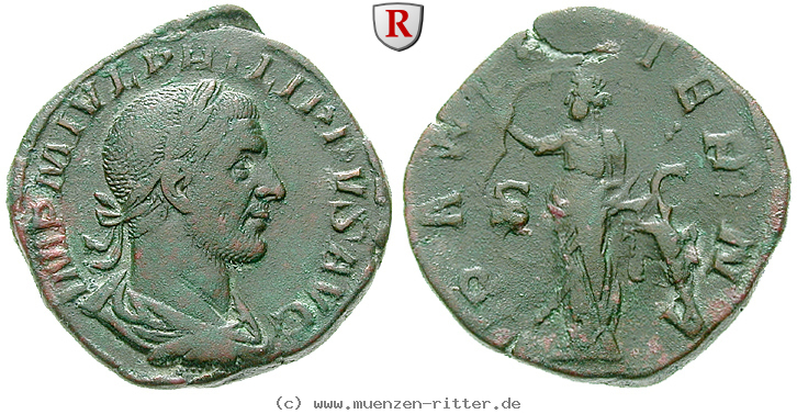 Klicken Sie auf das Bild um es auf Ihrem Rechner zu speichern philippus-i-sesterz/27187.jpg