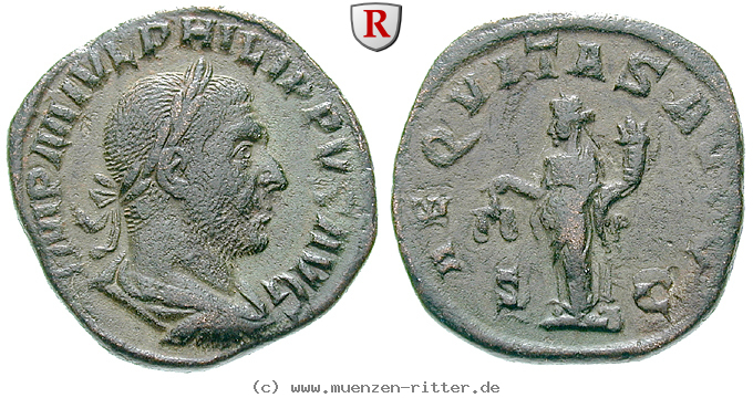 Klicken Sie auf das Bild um es auf Ihrem Rechner zu speichern philippus-i-sesterz/32711.jpg