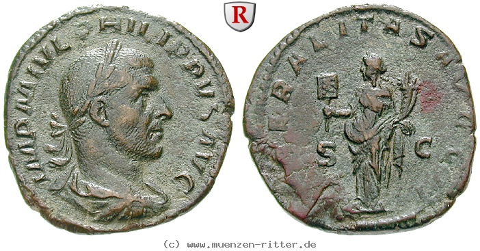 Klicken Sie auf das Bild um es auf Ihrem Rechner zu speichern philippus-i-sesterz/41439.jpg