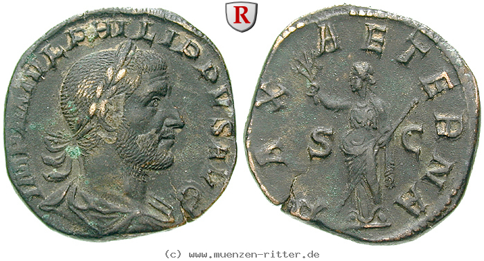 Klicken Sie auf das Bild um es auf Ihrem Rechner zu speichern philippus-i-sesterz/43367.jpg