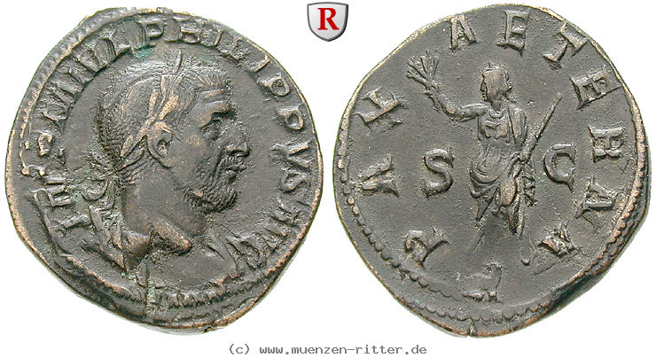 Klicken Sie auf das Bild um es auf Ihrem Rechner zu speichern philippus-i-sesterz/45356.jpg