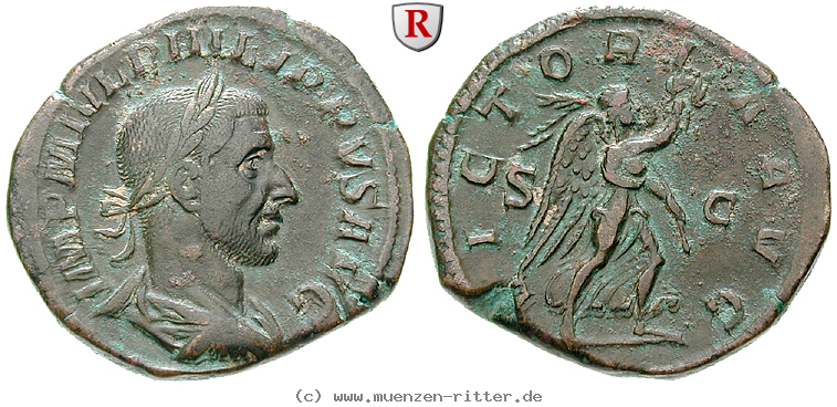 Klicken Sie auf das Bild um es auf Ihrem Rechner zu speichern philippus-i-sesterz/47184.jpg