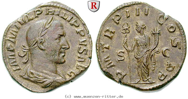 Klicken Sie auf das Bild um es auf Ihrem Rechner zu speichern philippus-i-sesterz/49015.jpg