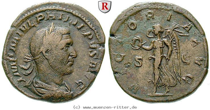 Klicken Sie auf das Bild um es auf Ihrem Rechner zu speichern philippus-i-sesterz/66779.jpg