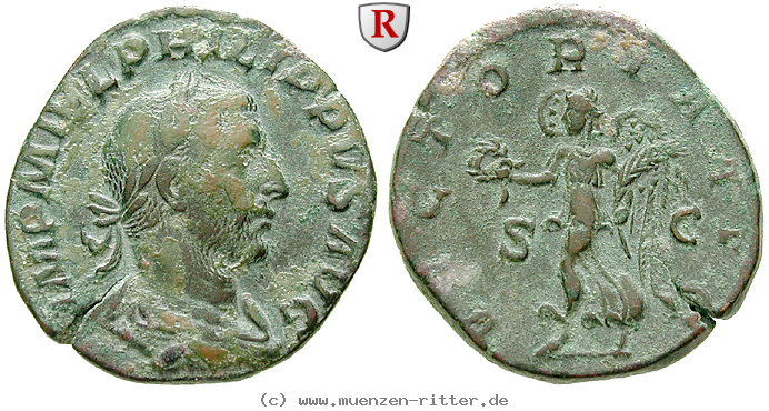 Klicken Sie auf das Bild um es auf Ihrem Rechner zu speichern philippus-i-sesterz/68557.jpg