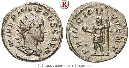 Klicken Sie auf das Bild um es auf Ihrem Rechner zu speichern philippus-ii--caesar-antoninian/101632.jpg