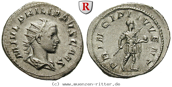 Klicken Sie auf das Bild um es auf Ihrem Rechner zu speichern philippus-ii--caesar-antoninian/103030.jpg