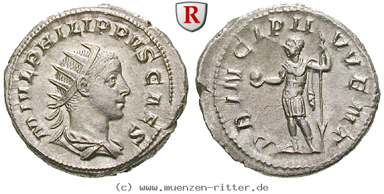 Klicken Sie auf das Bild um es auf Ihrem Rechner zu speichern philippus-ii--caesar-antoninian/18893.jpg