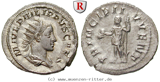 Klicken Sie auf das Bild um es auf Ihrem Rechner zu speichern philippus-ii--caesar-antoninian/25682.jpg