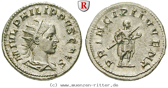 Klicken Sie auf das Bild um es auf Ihrem Rechner zu speichern philippus-ii--caesar-antoninian/32063.jpg