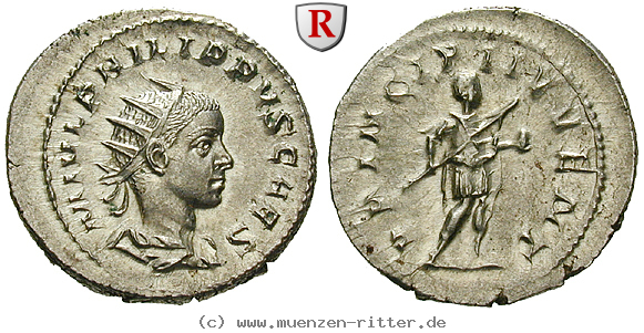 Klicken Sie auf das Bild um es auf Ihrem Rechner zu speichern philippus-ii--caesar-antoninian/37082.jpg