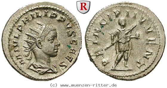 Klicken Sie auf das Bild um es auf Ihrem Rechner zu speichern philippus-ii--caesar-antoninian/37083.jpg