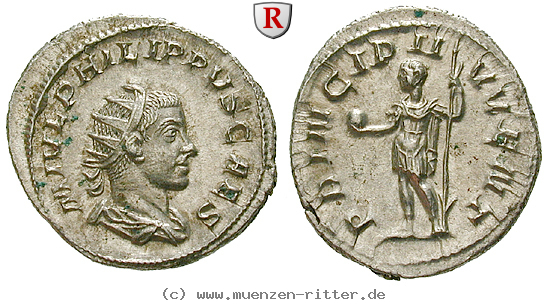 Klicken Sie auf das Bild um es auf Ihrem Rechner zu speichern philippus-ii--caesar-antoninian/37135.jpg