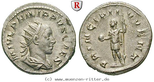 Klicken Sie auf das Bild um es auf Ihrem Rechner zu speichern philippus-ii--caesar-antoninian/40724.jpg