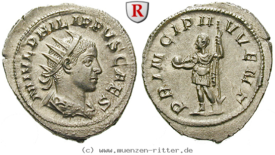 Klicken Sie auf das Bild um es auf Ihrem Rechner zu speichern philippus-ii--caesar-antoninian/44427.jpg