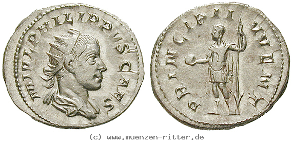 Klicken Sie auf das Bild um es auf Ihrem Rechner zu speichern philippus-ii--caesar-antoninian/45186.jpg