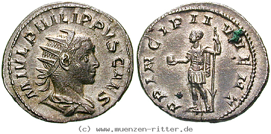Klicken Sie auf das Bild um es auf Ihrem Rechner zu speichern philippus-ii--caesar-antoninian/erom10435.jpg