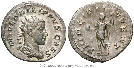 Klicken Sie auf das Bild um es auf Ihrem Rechner zu speichern philippus-ii--caesar-antoninian/erom8032.jpg