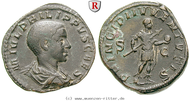 Klicken Sie auf das Bild um es auf Ihrem Rechner zu speichern philippus-ii--caesar-sesterz/45175.jpg