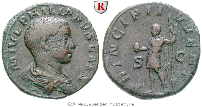 Klicken Sie auf das Bild um es auf Ihrem Rechner zu speichern philippus-ii--caesar-sesterz/68558.jpg