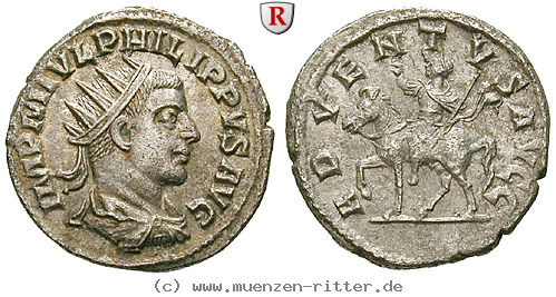 Klicken Sie auf das Bild um es auf Ihrem Rechner zu speichern philippus-ii-antoninian/102904.jpg
