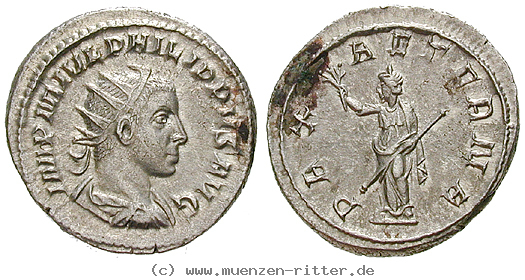 Klicken Sie auf das Bild um es auf Ihrem Rechner zu speichern philippus-ii-antoninian/16396.jpg