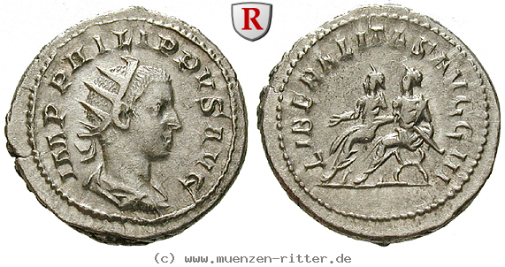 Klicken Sie auf das Bild um es auf Ihrem Rechner zu speichern philippus-ii-antoninian/59700.jpg