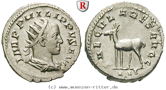 Klicken Sie auf das Bild um es auf Ihrem Rechner zu speichern philippus-ii-antoninian/75057.jpg