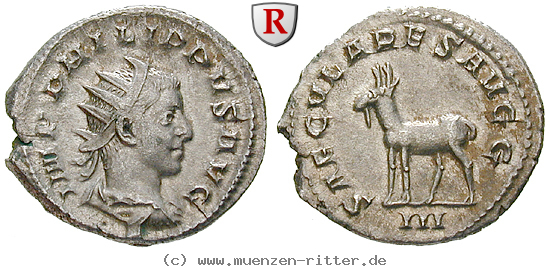 Klicken Sie auf das Bild um es auf Ihrem Rechner zu speichern philippus-ii-antoninian/76759.jpg