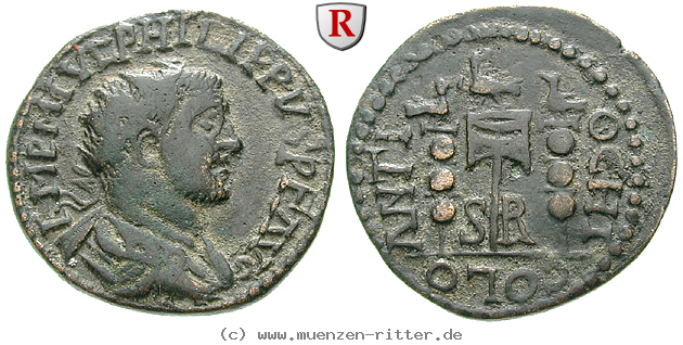 Klicken Sie auf das Bild um es auf Ihrem Rechner zu speichern pisidien-philippus-i-bronze/27097.jpg