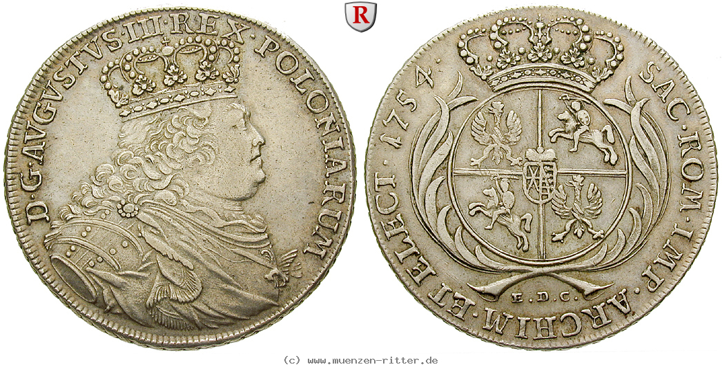 Klicken Sie auf das Bild um es auf Ihrem Rechner zu speichern polen-august-iii-banco-taler/54211.jpg